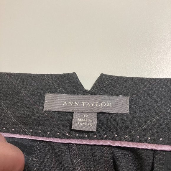 Ann Taylor Pinstripe Pants - Picture 3 of 8